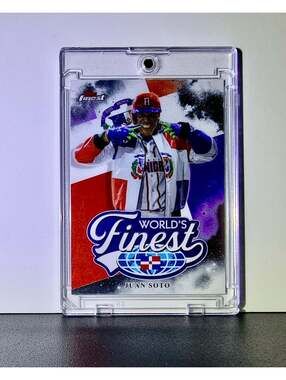 Juan Soto 2026 MLB Topps Finest #WF-19 Refractor World's Finest New York Mets